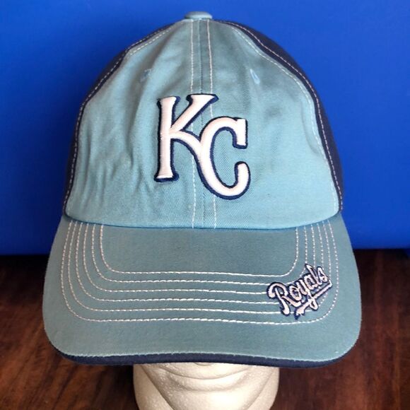 KC Royals Adjustable Two-Tone baseball cap NWOT - Picture 1 of 9